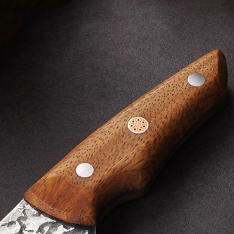 Damascus Steel Kitchen Knvies Meat Cleaver Chef Knife Steak Barbecue Knife Tang Full Fish Knife Slicing Boning Cooking Tools