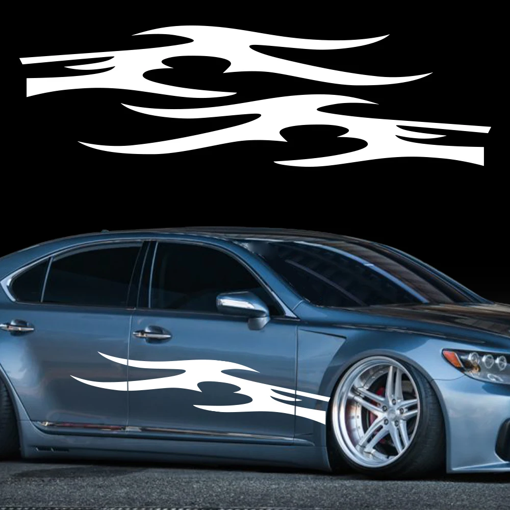 

Waterproof PVC Universal Car Decal Side Body Sticker Racing Stripe Door Fender Graphic Vinyl Decoration for All Vehicles