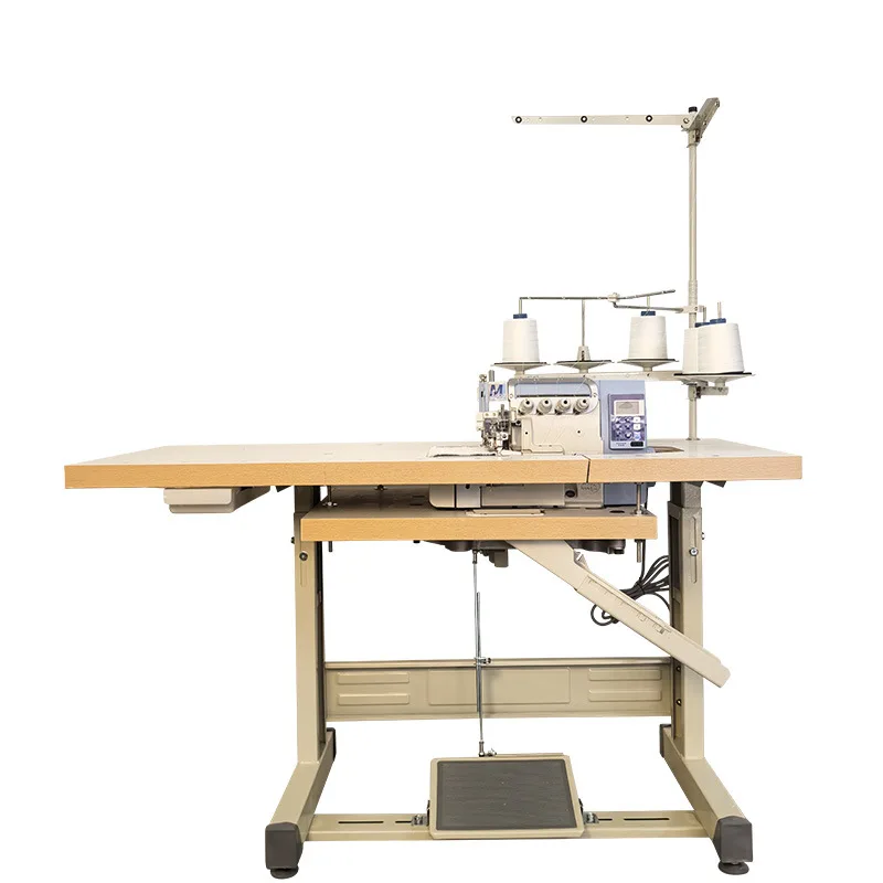 Direct drive computer overlock edge locking machine mattress edge copying machine sinking table