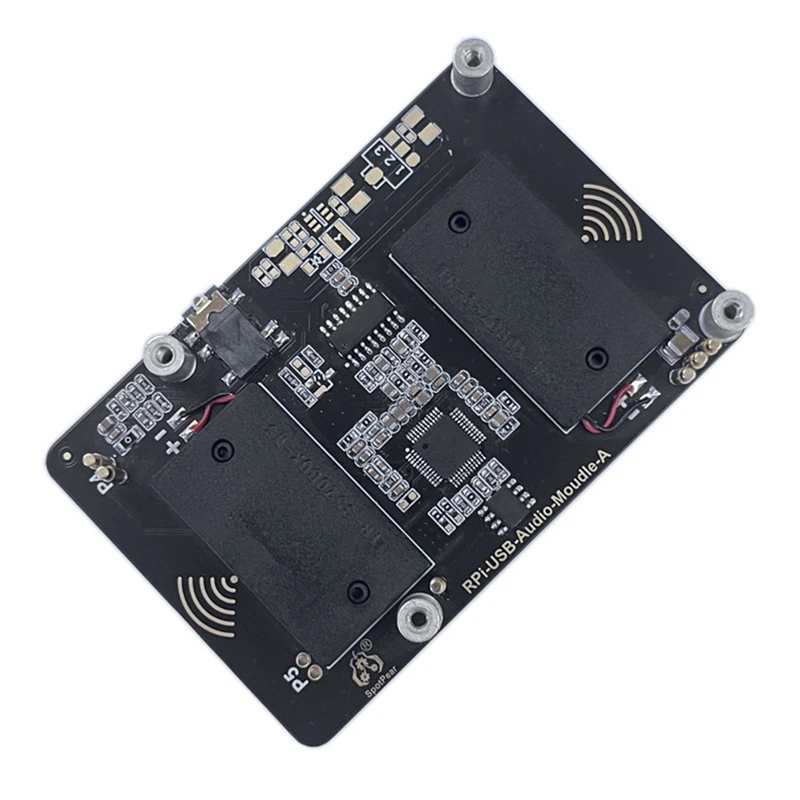 USB Audio Sound Card Module HAT With Case For Raspberry Pi 4B With Earphone Jack Buzzer Speaker For Rpi 4B