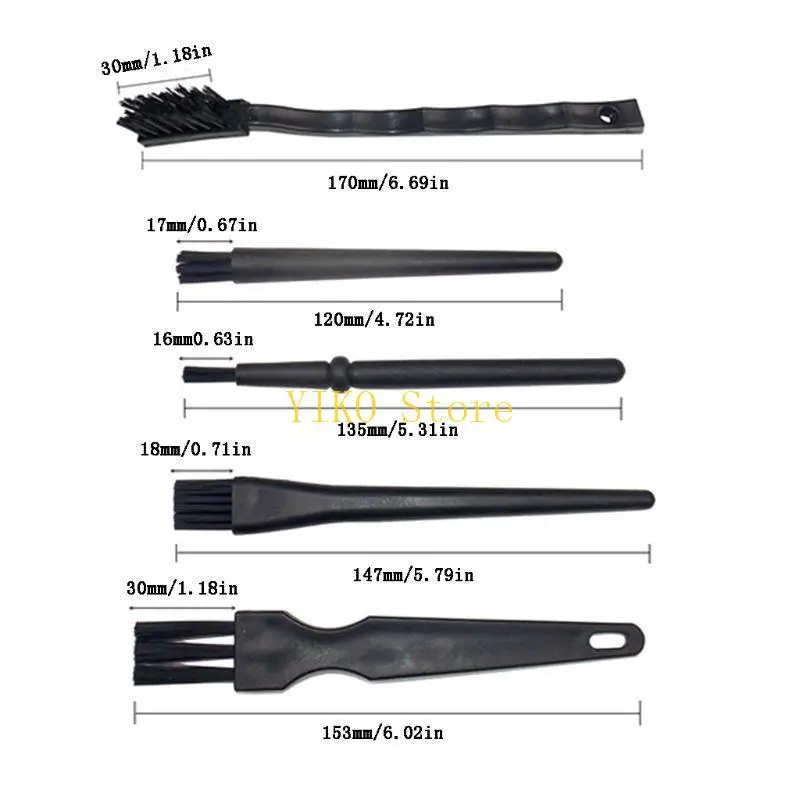 

K32C 8 шт. набор ESD антистатическая чистящая щетка для электронного ремонта пайки печатных плат