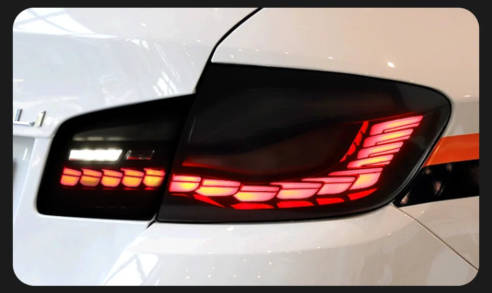 AKD Tail Lamp for BMW F10 F18 5 Series LED Tail Light 2011-2016 528i 530i Rear Fog Brake Turn Signal Automotive Accessories