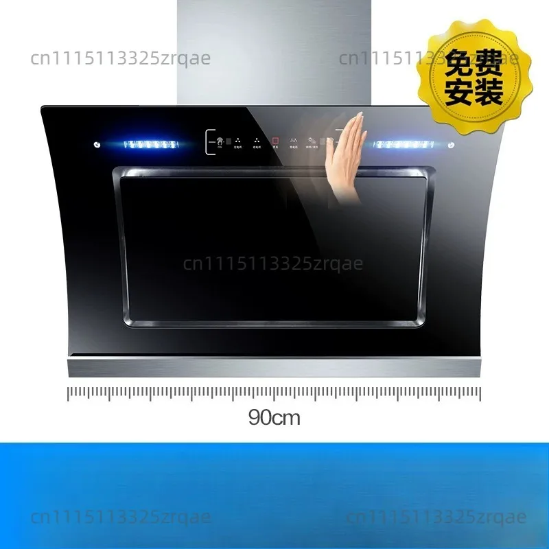 New kitchen Range Hood Exhaust arge Suction For Home Kitchen Dual Motor Side Suction  220V