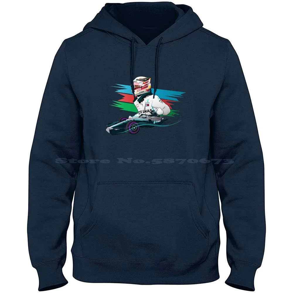 Louis Hamilgan 100% Cotton Hoodie Lewis Hamilton Merchedes Fp Lewis Carl Davidson Hamilton Champion 2020 Winner Sport