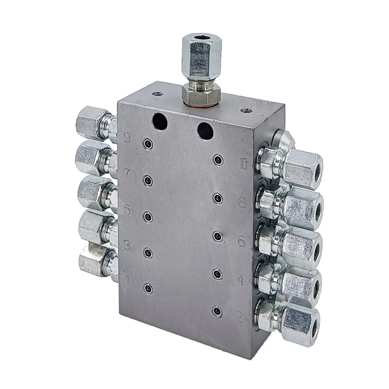 MVB Type Hydraulic Distributor Lubrication System Grease Separator Valve Distributor Divider Block