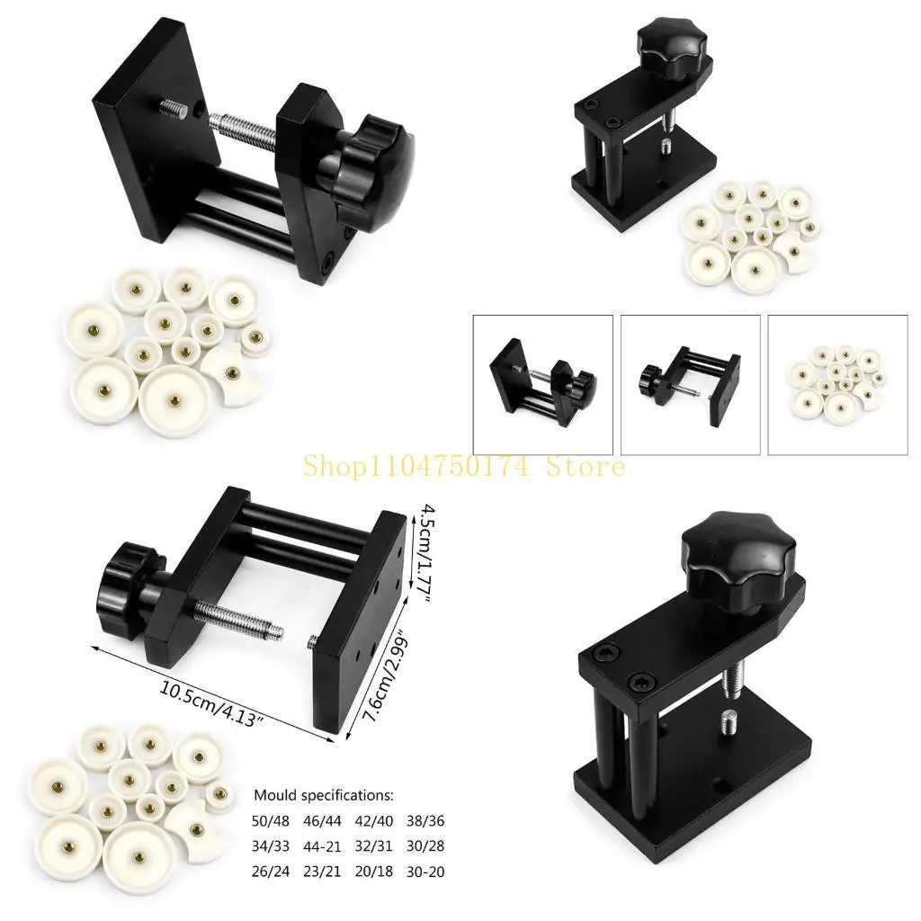 

Watch Back Cover Press Machine with 12 Plastic Caps Compact and Versatile Tool for Watch Repair top sale
