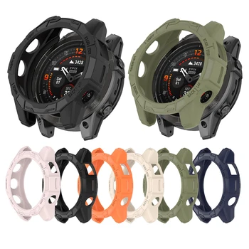 Estojo protetor oco para Garmin Fenix, estojo de silicone para pára-choques, adequado para Garmin Epix Pro, 47mm, 51mm