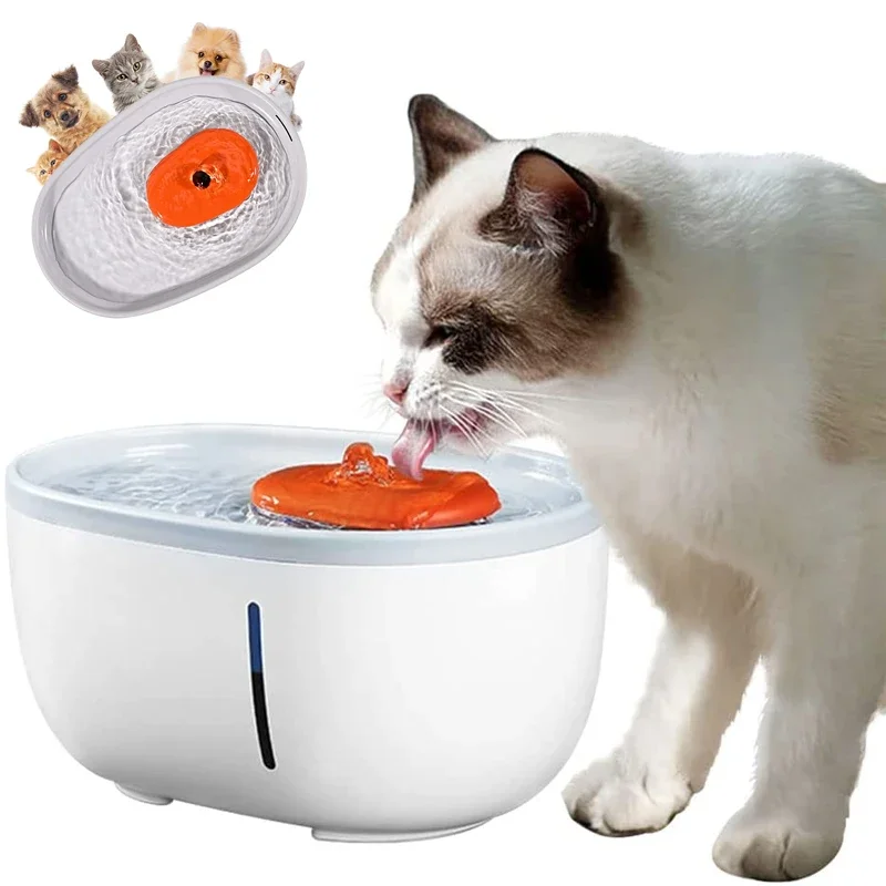 Automatic Cat Water Fountain Dog Drinking Bowl Pet Circulating Water Feeder Dispenser Electric Drink Feeding Cat Products