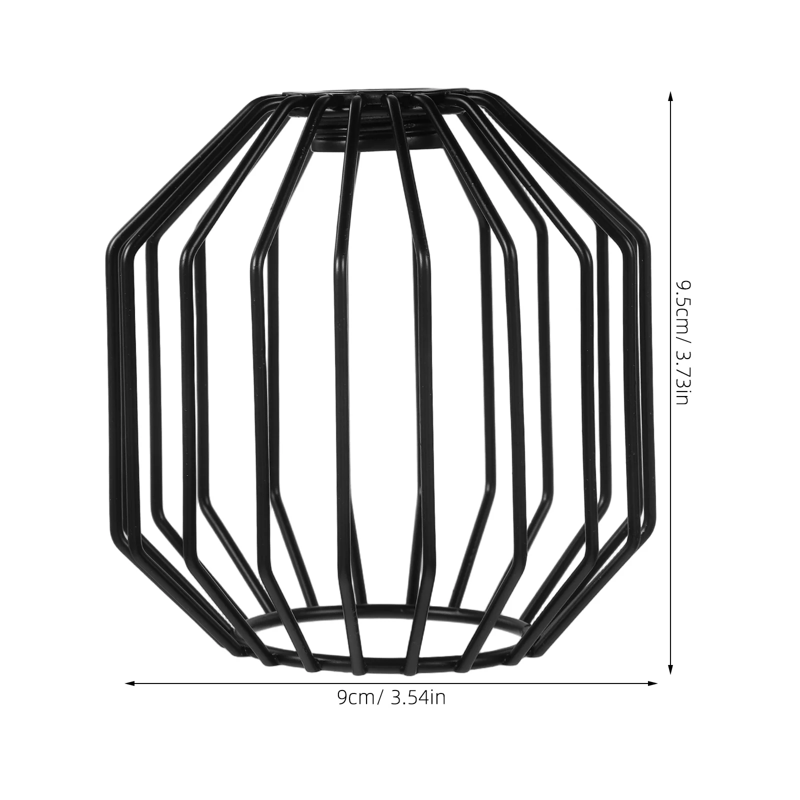 Wrought Iron Birdcage Chandelier Lamp Shade Hanging Lampshade Guard Personality Parts Hardware for Pendant Light Covers Bulb