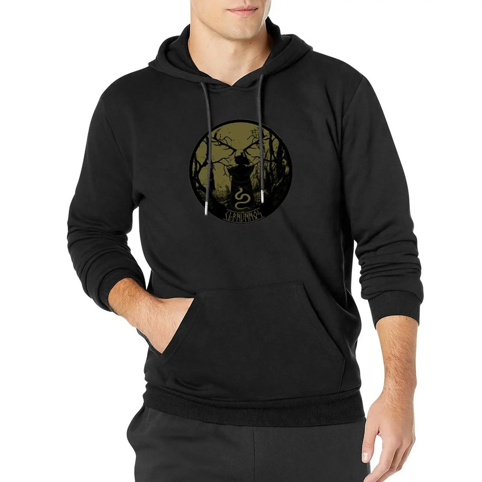 cernunnos- the pagan horned god Pullover Hoodie streetwear men japanese hoodie