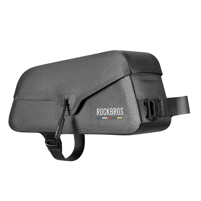 AliExpress ROCKBROS Bicycle Top Tube Bag Toolkit Bike Frame Pack Durable Cycling Storage Bag Mountain For MTB Road Waterproof Magnetic Front Bag