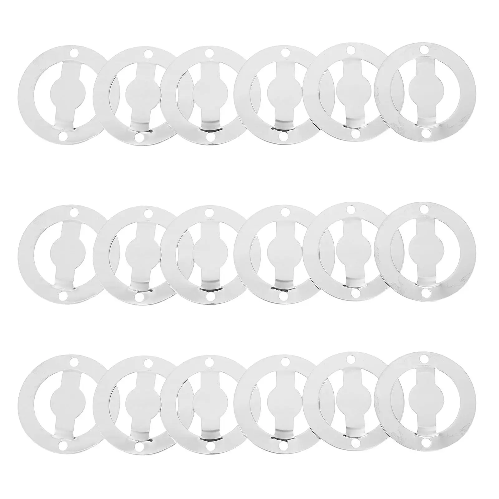 20 Piezas de Placa Inferior de Repuesto para Molinillo de Pimienta, Mecanismo de Molienda de Acero Inoxidable, Kit de Repuesto para Molinillo Manual de Sal y Especias