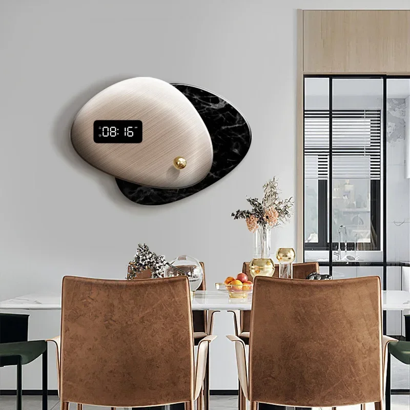 Time comes and goes Internet celebrity wall clock living room new home clock simple restaurant dining table creative