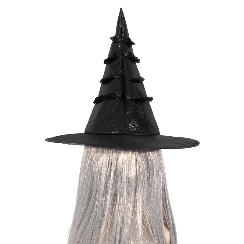 Halloween Personalized Witch Hat Festival Party Witch and Wizard Hat Dance Performance Cosplay Props Costume
