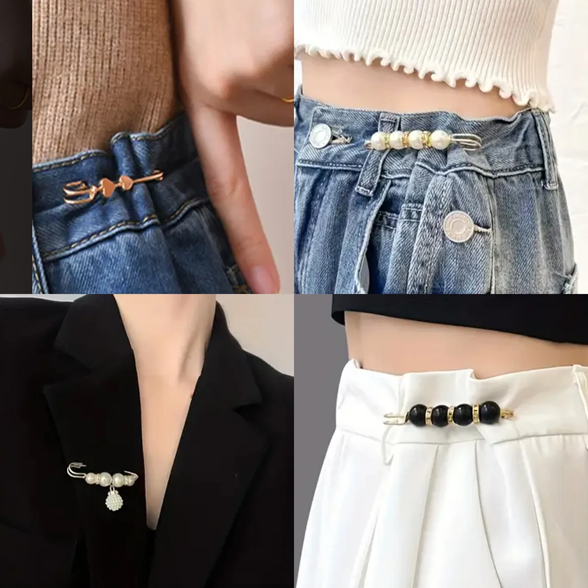 100-20 قطعة/الوحدة دبابيس الأمان DIY أدوات خياطة الإكسسوارات مختلط اللون الإبر المعدنية دبوس أمان كبير بروش صغير الملابس والاكسسوارات