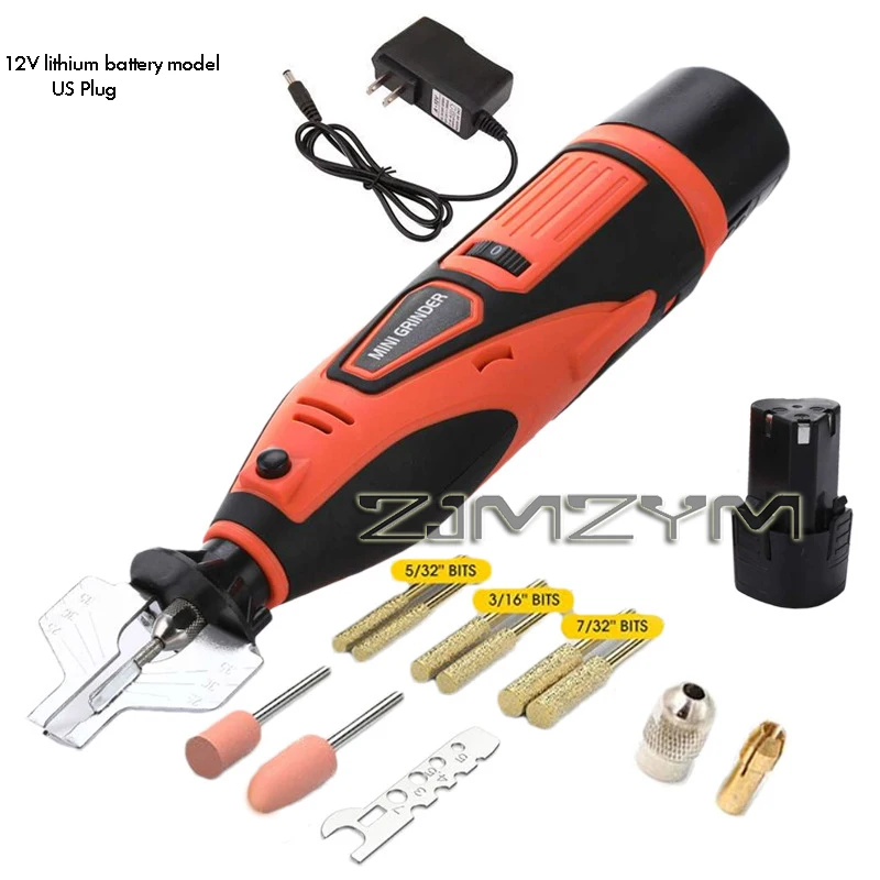 Rechargeable Handheld Electric Grinder, Multi-functional Polishing Machine,12V Lithium Battery Direct Grinding Machine