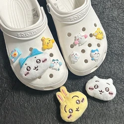 7Pcs Chiikawa Kawaii Anime Crocs Shoe Buckle Decoration Cute Hachiware Usagi Cartoon Fashion New Style Accessory Gifts for Girls