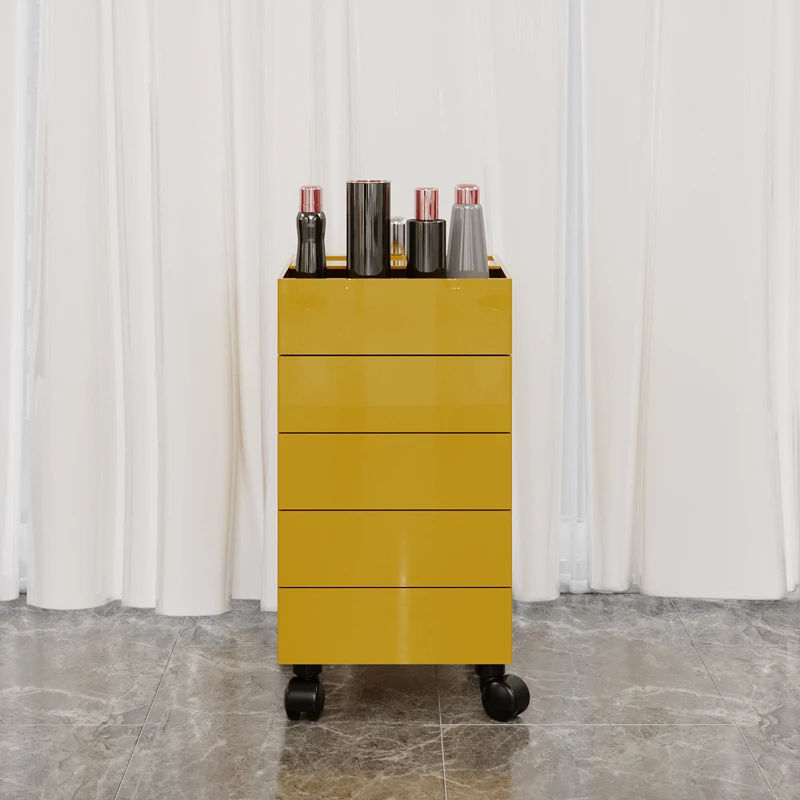 Storage With Wheels Salon Trolley Metal Utility Auxiliary Tool Trolley Cart Beauty Equipment Carrello Attrezzi Furniture HD50TC