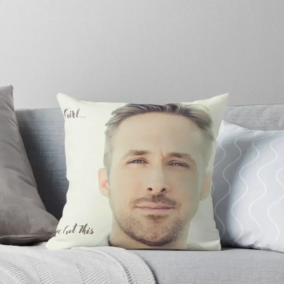 

Hey Girl Ryan Gosling Throw Pillow pillow cover christmas Sofa Cushion Cover Decorative Sofa Cushion Luxury Pillow Cover