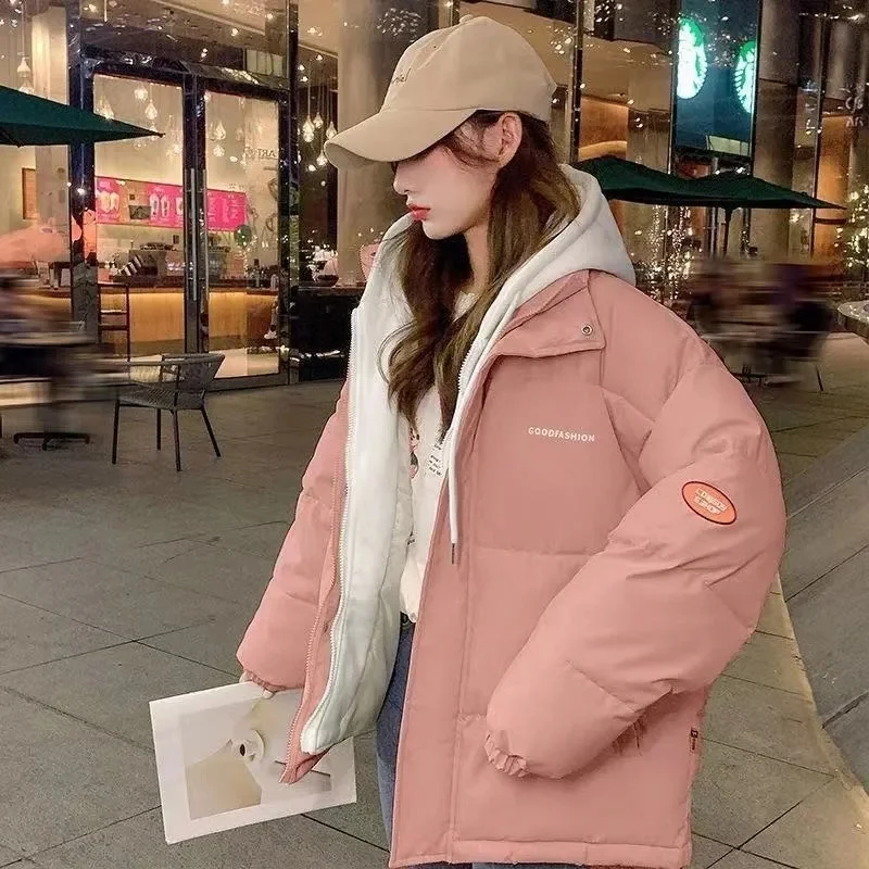 2023 New Winter Jacket Women Parkas Hooded Thick Down Cotton Padded Parka Female Jacket Puffer Coat Warm Outwear