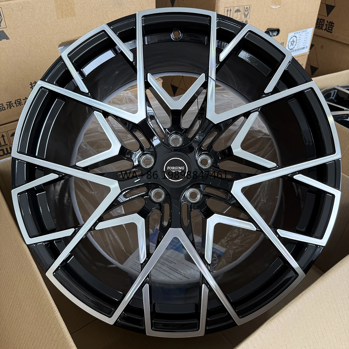 

Custom Forged High-Performance Aluminum Alloy Wheel Hubs Multi-Spoke Design with 100mm PCD for Bridge Cars and SUVs 20mm ET