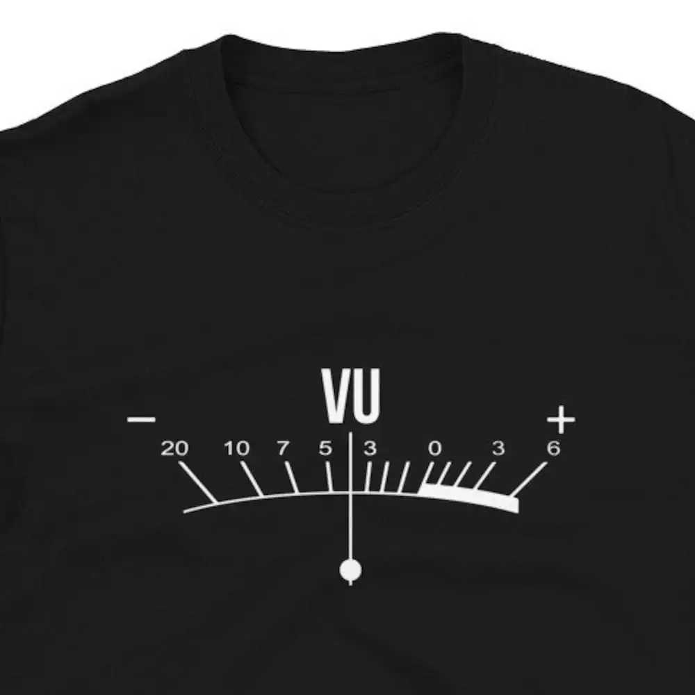 Vu Volume Sound Engineer T Shirt For Man Woman Audio Mixer Guy Technician