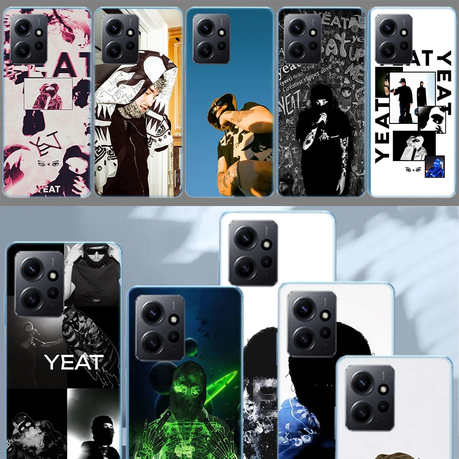 Yeat Rapper AfterLyfe Phone Case For Redmi Note 14 15 Pro 5G 13 12 Pro Plus 11 11T 11E 11S 10 Pro 10S 9 9S Cover Cell Clear TPU