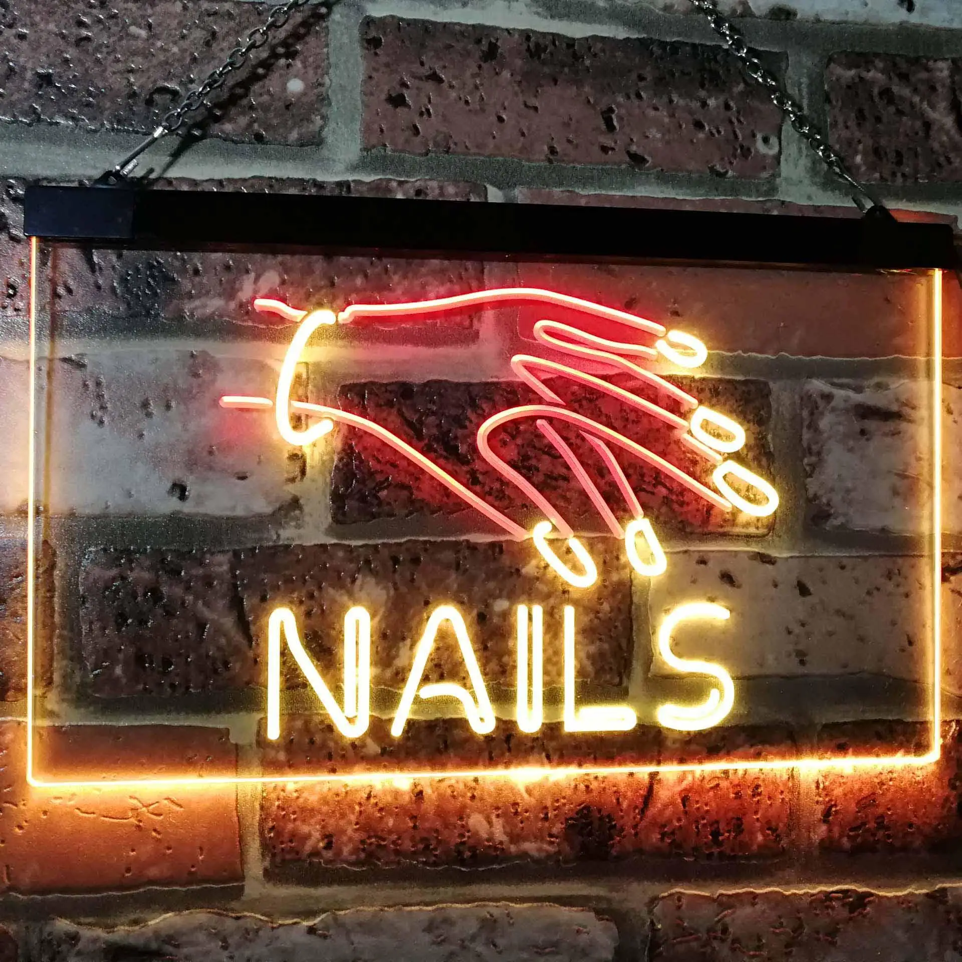 Pretty Nails Dual Color Led Neon Sign st6-i2553
