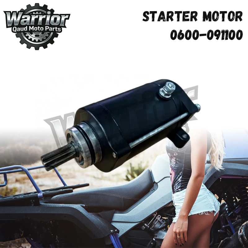 STARTER MOTOR/0600-091100 FOR CFMOTO X600 SWB U600 Z6R CF625-6 CF196 GOES 520 525 625I,QUAD PARTS