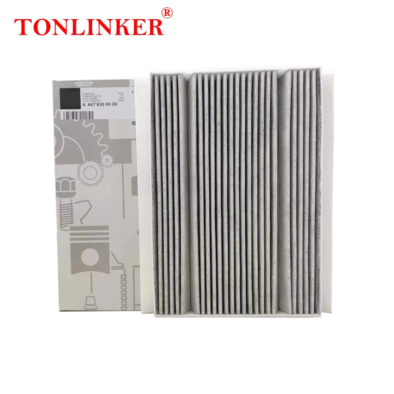 TONLINKER Cabin Filter For Mercedes Benz EQV W447 2020 2021 2022 EQV 250 300 Car Accessories Goods A4478300000 A4478308700