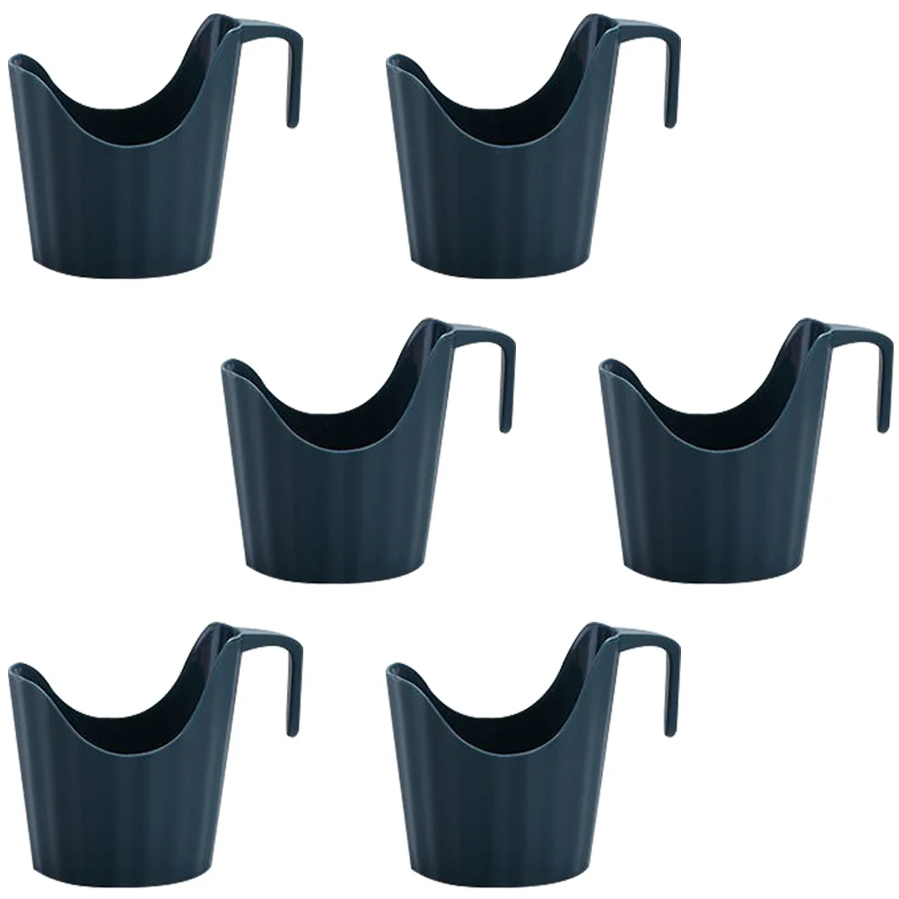 6 Pcs Insulated Cup Holder Coffee Office Glass Cups Desk Paper Plastic Sleeve Tumblers