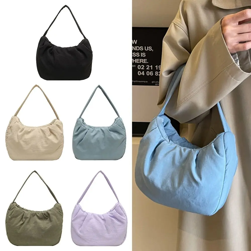 Gifts Cloud Handbag Niche Pleated Handbag Large Capacity Commuting Handbag Casual Underarm Bag Tote Bag Wristlet