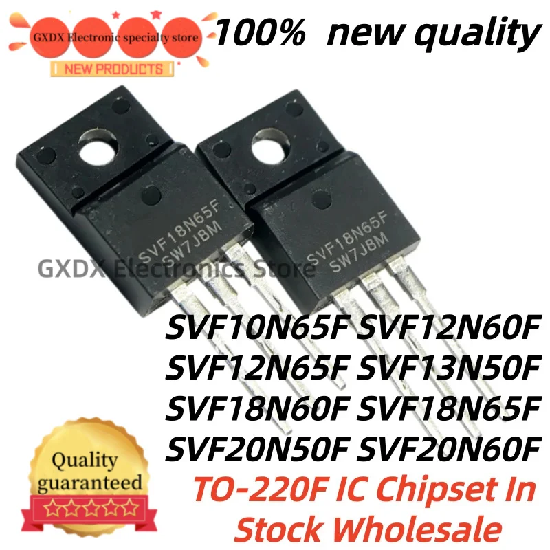 10Uds NEW SVF18N65F SVF20N50F SVF20N60F SVF10N65F SVF12N60F SVF12N65F SVF13N50F SVF18N60F TO-220F IC Chipset In Stock Wholesale