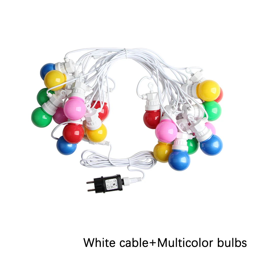 8M/13M/24M Led Globe Ball String Light Straat Kerst Fairy Led Festoen buiten Voor Tuin Achtertuin Party Patio Decor