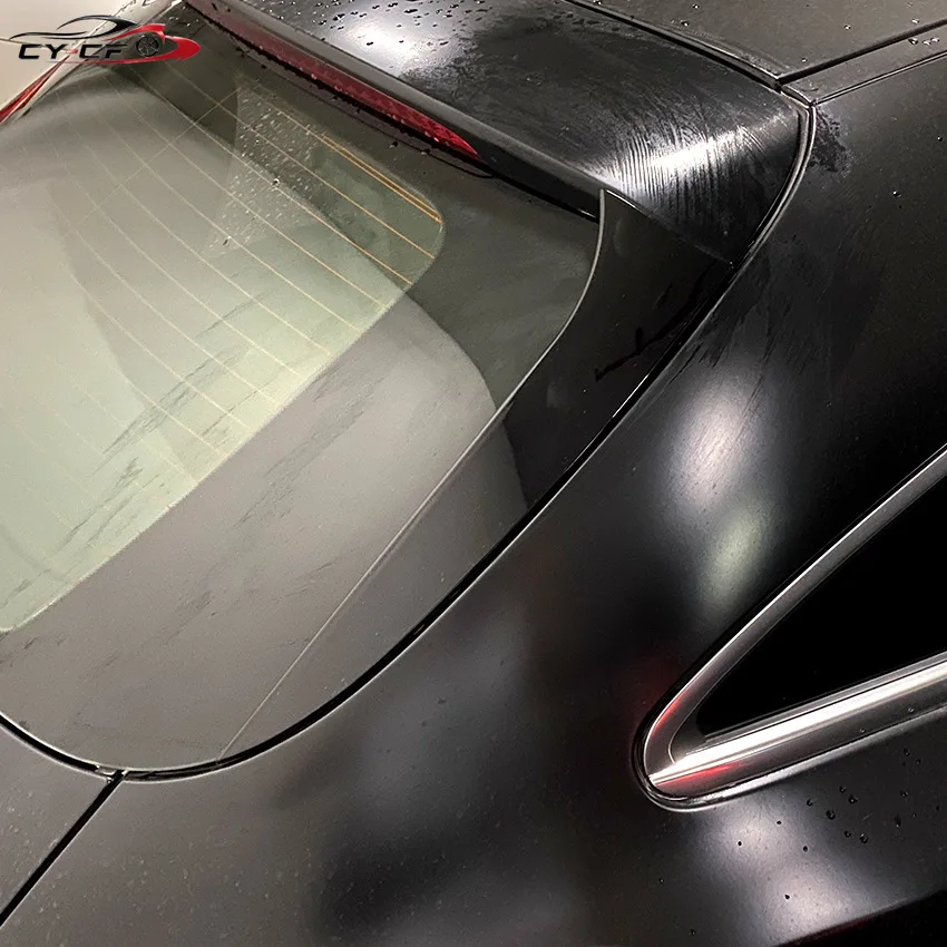 For MercedesBenz CLS-Class C218 X218 Shooting Brake 2011-2018 Car Rear Window Side Spoiler ABS Gloss Black Rear Canards Splitter