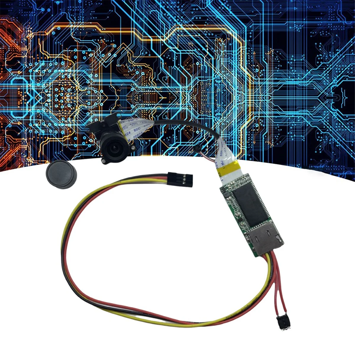 

【Buy&It$Now】FPV Camera RC Camera 1280x720P 120° Wide Angle Lens AV Output Aerial Recording For FPV Racing Drone