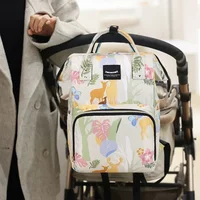 Mode Oxford épaule mère et bébé sac Mami en plein air avec bébé isolé stockage du lait sac à dos Portable stockage 3