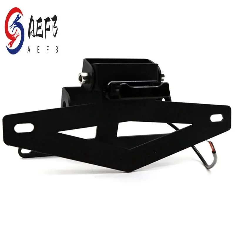 

AEF3-Motorcycle Rear License Plate Holder License Plate Holder Metal With Led Light For Benelli 752S
