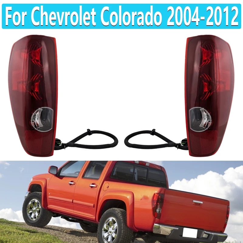 Luz traseira para Chevy Colorado GMC Canyon 2004-2012 Luz de freio traseiro do carro com lâmpadas 20825942 19417443 20825943 19417444