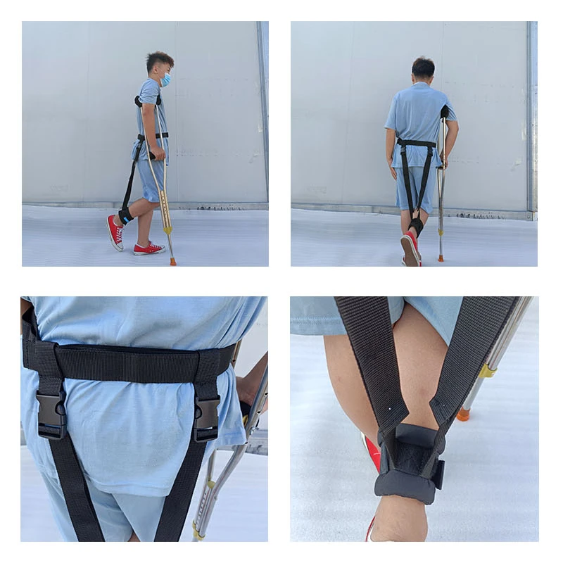 Assisted leg lifting straps for elderly people with hemiplegia, stroke walking, foot lifting, fracture patient supplies