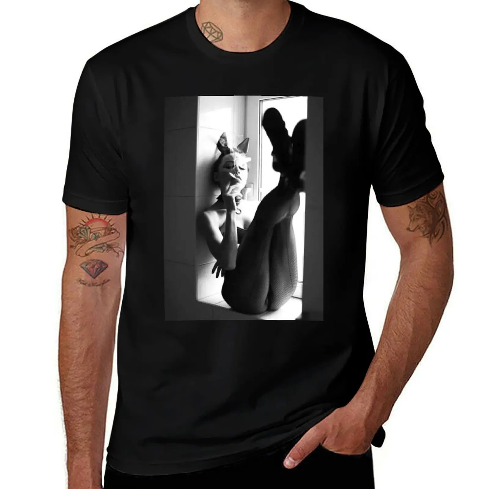 

SMOKE T-Shirt croswit shirt man cotton graphic tees football t shirt men clothes