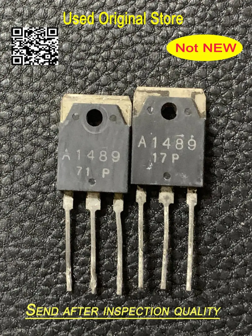 Used original 10PCS=5pair 2SA1489 2SC3853 A1489 C3853 TO-3P In Stock