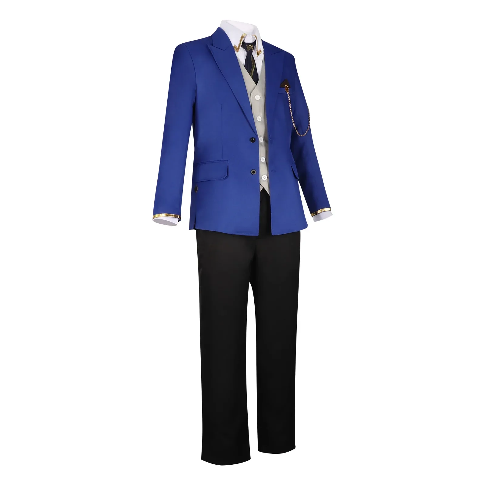 

Clarence Anime Cosplay Costume Blue Suit 2026 New Role Play Outfit for All Time Halloween Christmas Carnival