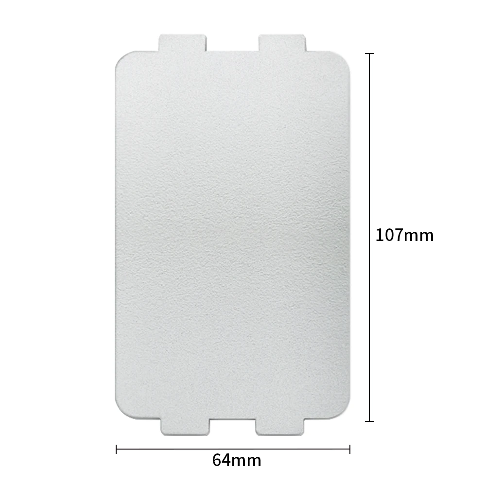 10 Pcs 107x64mm Microwave Oven Mica Sheet for Midea Microwave Oven, Ensuring Efficient Heating Mica Plate