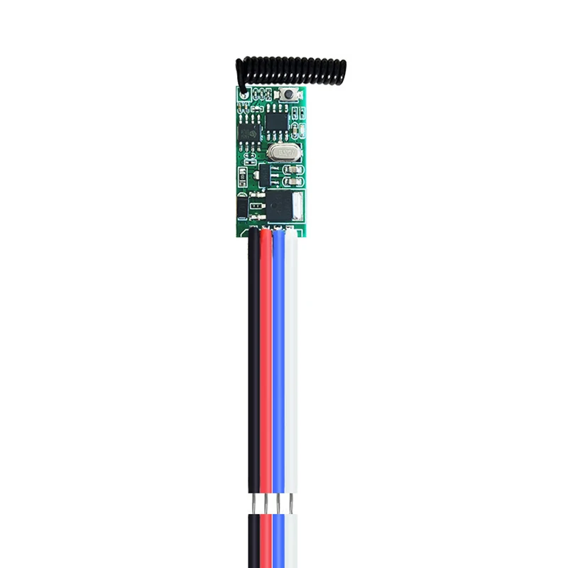 LED Lamp Controller Switch Micro-Receiver Transmitter 433Mhz DC 5-24V 1CH Mini Relay Wireless RF Remote Control