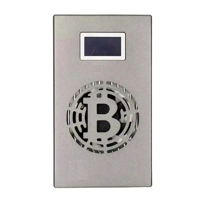 ABJN-Bitcoin Lucky Miner BM1366 Solo Mining 500GH/S Bitcoin Lotto Mining Machine Silent Crypto Mining Lottery Miner UK Plug