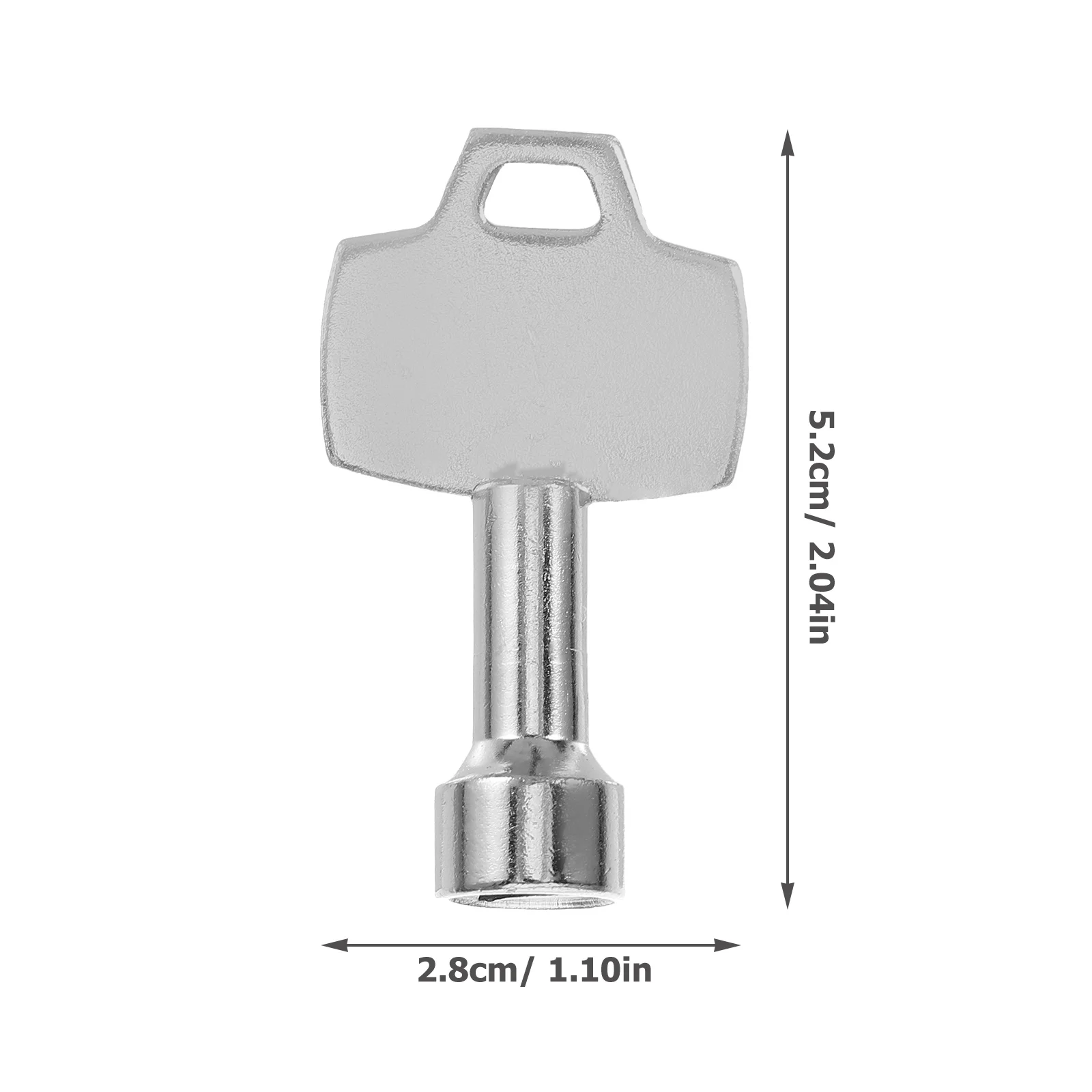 2pcs Garbage Bin Key Peel Box Trash Can Lock Key Triangle Security Key Outdoor Trash Can Key Outdoor Waste Bin Tool Accessory