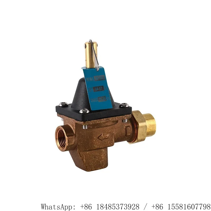 Brass Water Pressure Reducing Valve Adjustable Pipeline Pressure Regulator for Water Heating Coffee Boiler Equipment