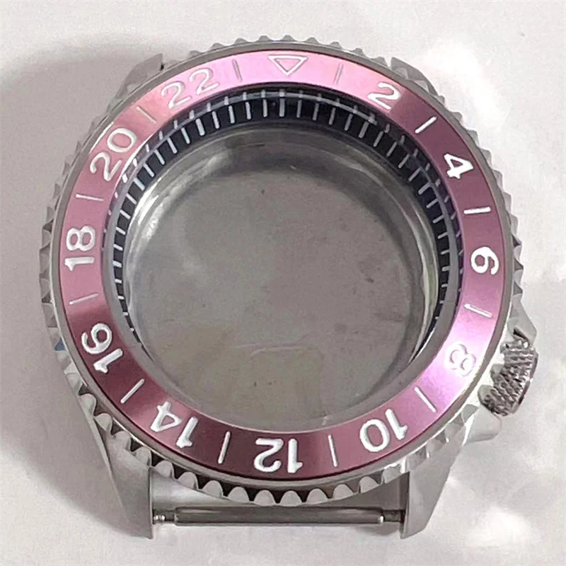 Caja de reloj de acero inoxidable 316L, 41,5mm, compatible con NH35, NH36, movimiento automático