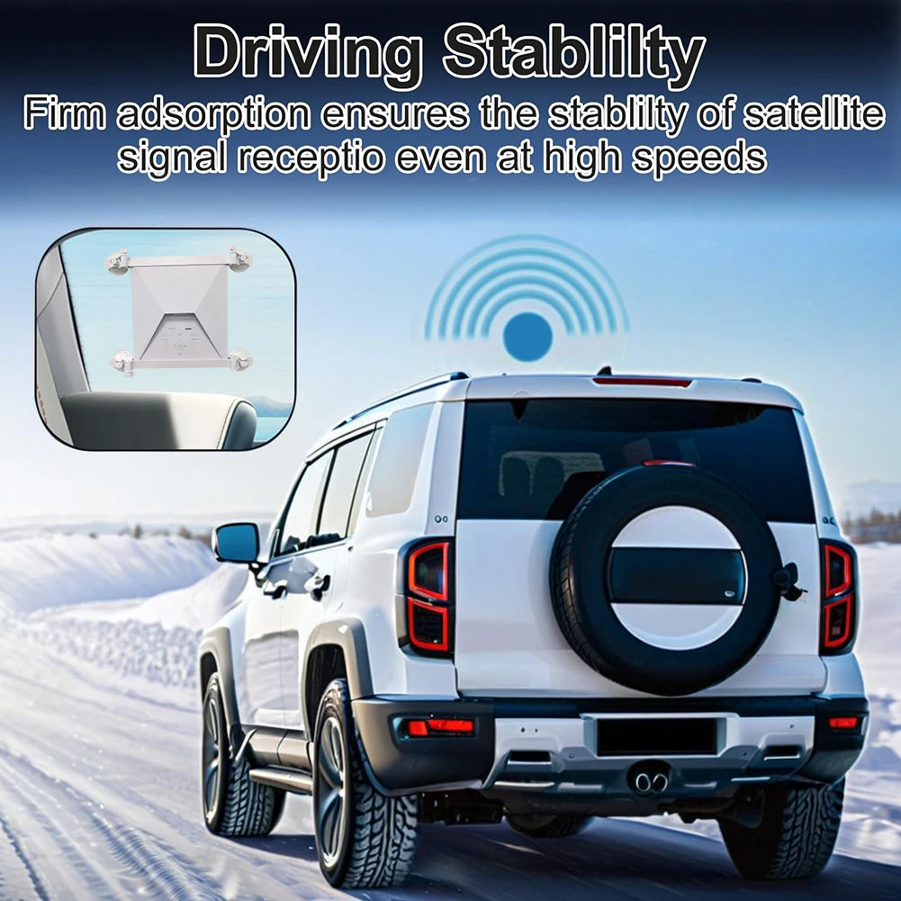 

For Starlink Mini Suction Cup Car Mount Sunroof Bracket Heavy Duty Satellite Dish Support Stable Holder For RV Truck Outdoors